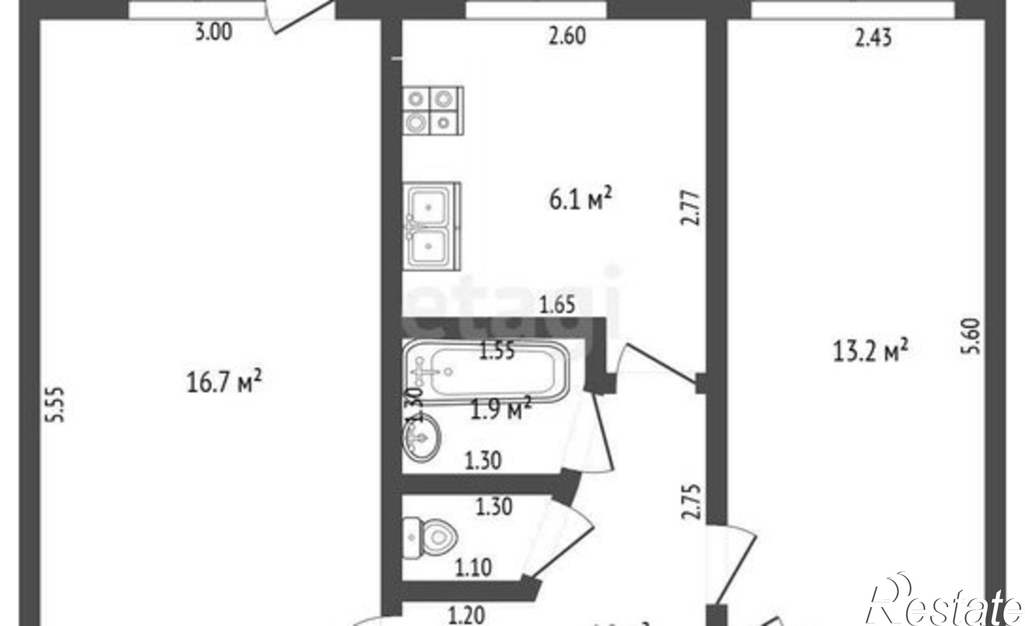 Купить квартиру за 3 600 000 рублей на улица Артёма, 17