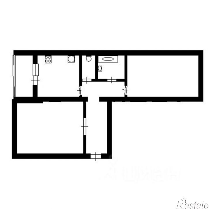 2-комн квартира ул Вокзальная, 23,  д. 23