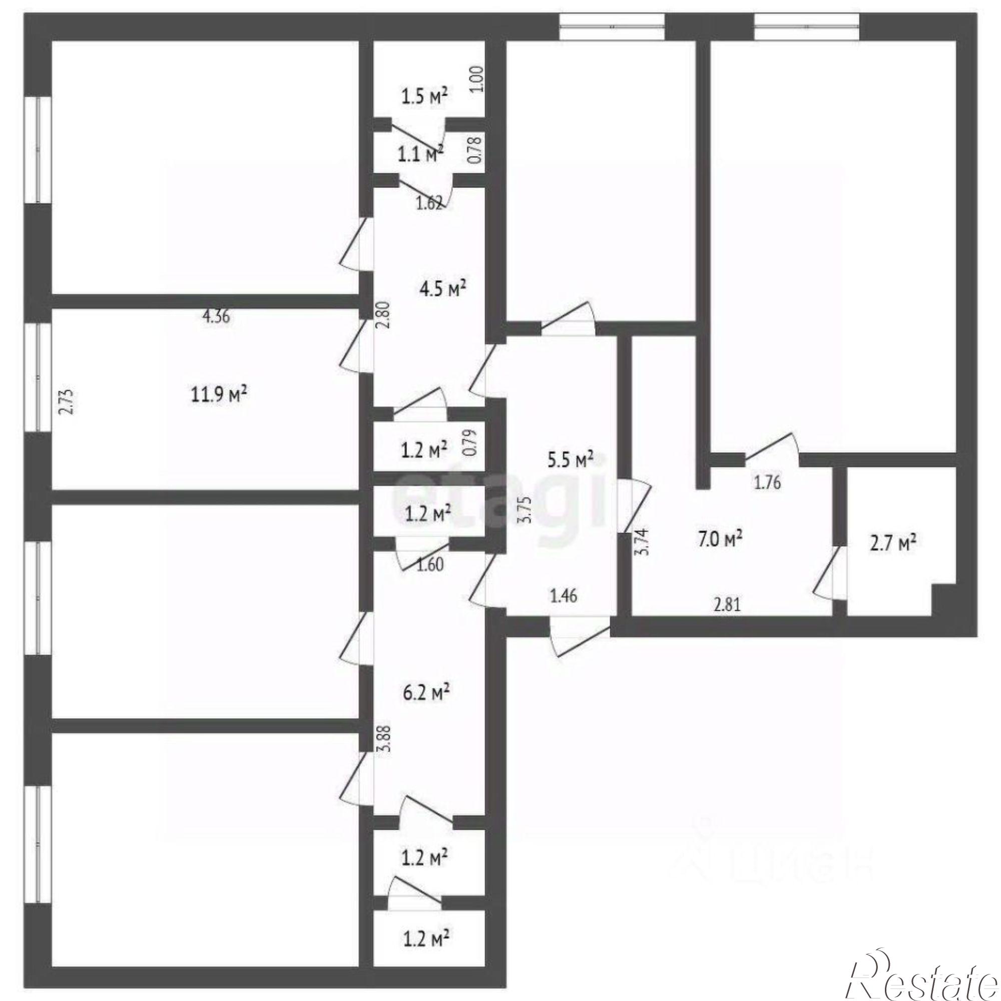 Купить квартиру за 2 300 000 рублей на улица Гоголя, 145А