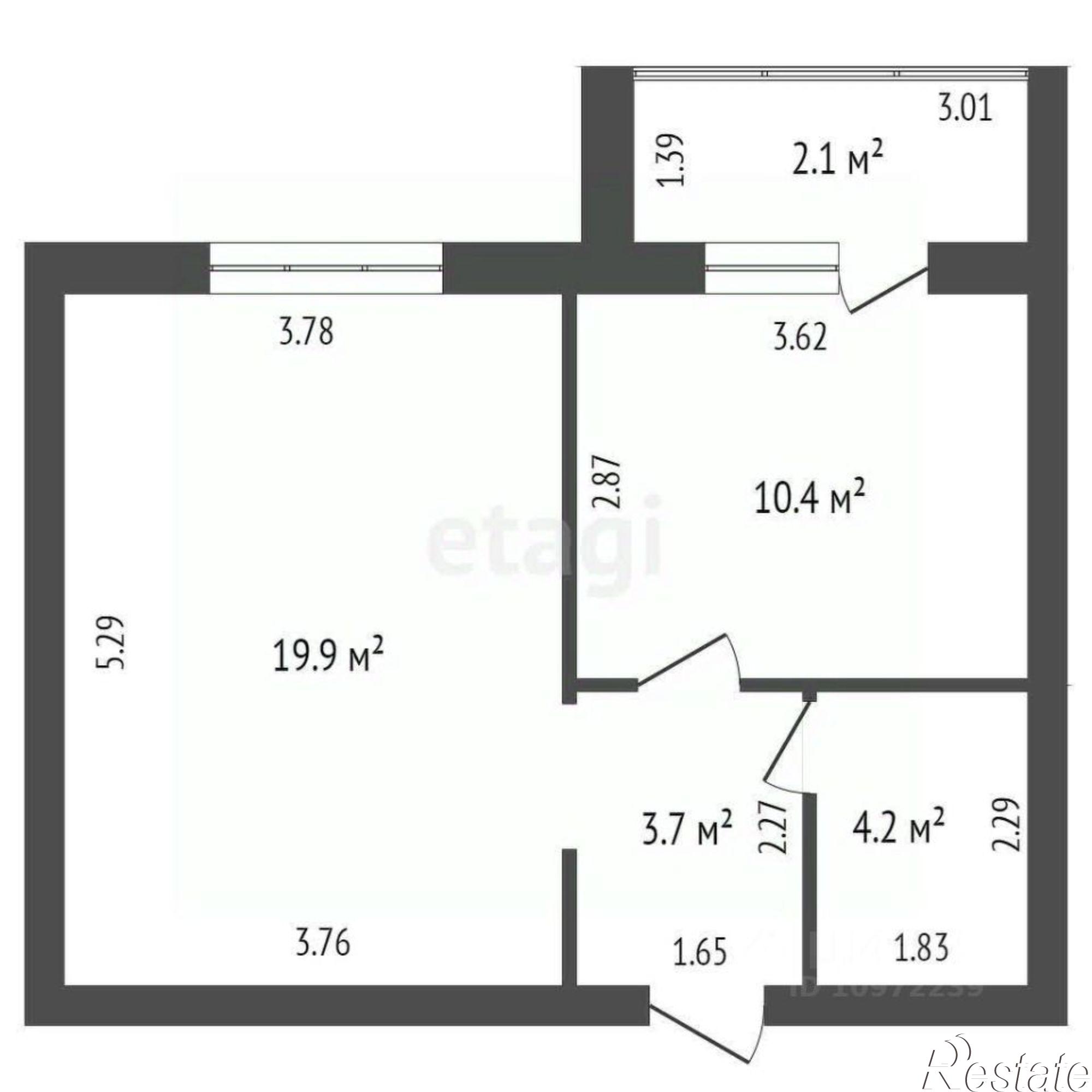 Купить квартиру за 2 950 000 рублей на улица Артёма, 134