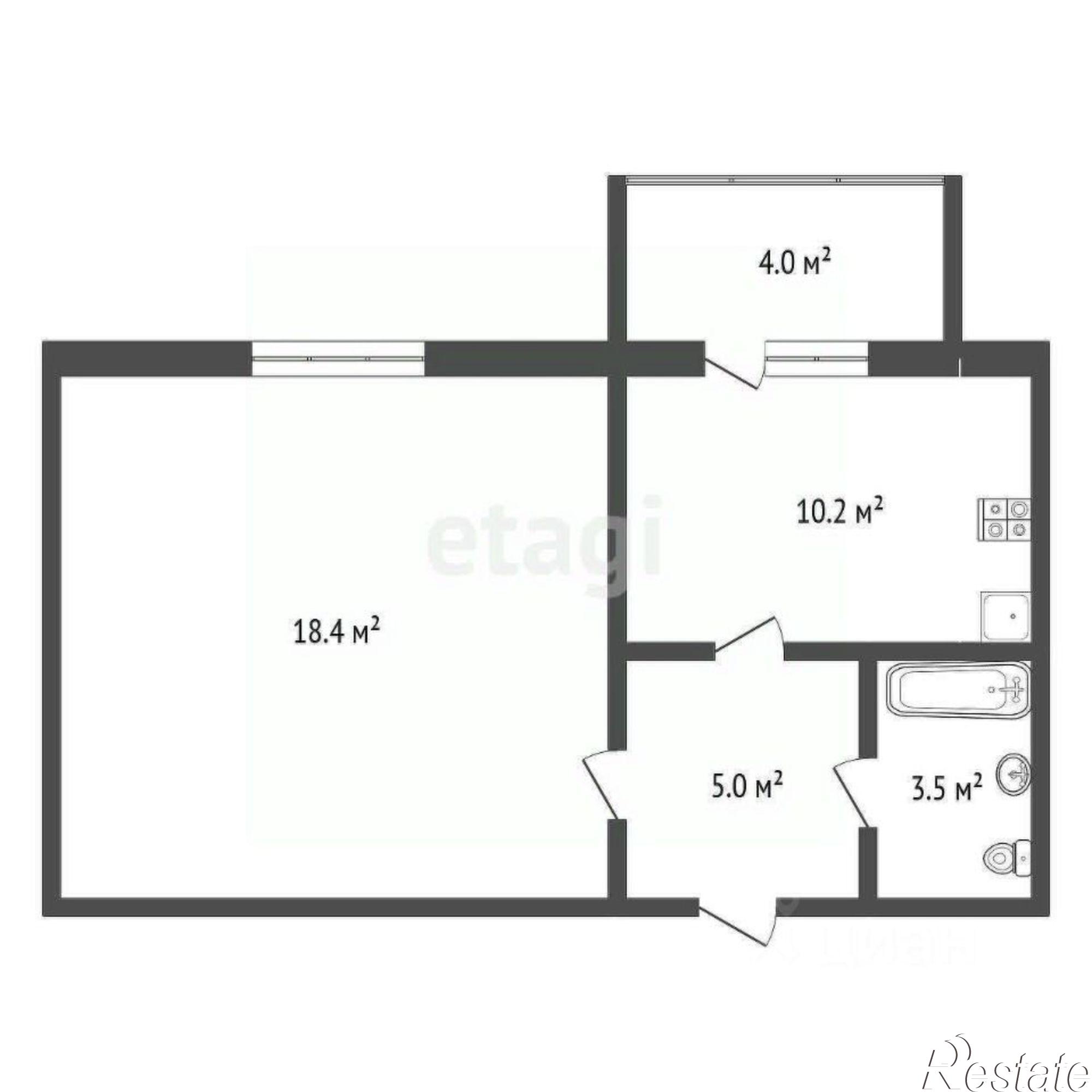 Купить квартиру за 3 190 000 рублей на улица Строителей, 8