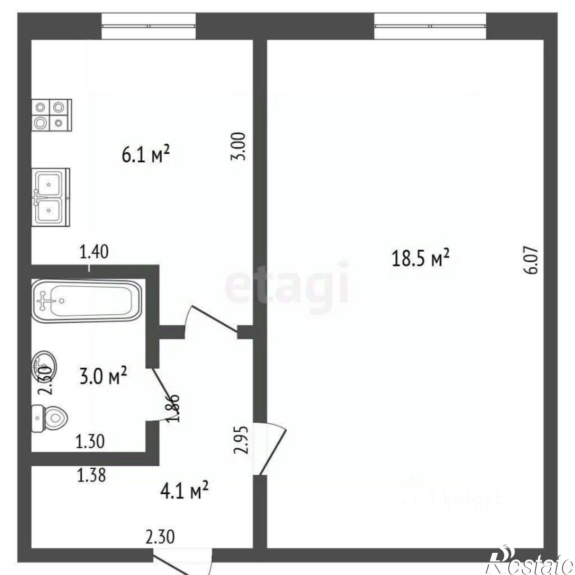 Купить квартиру за 3 400 000 рублей на проспект Октября, 28