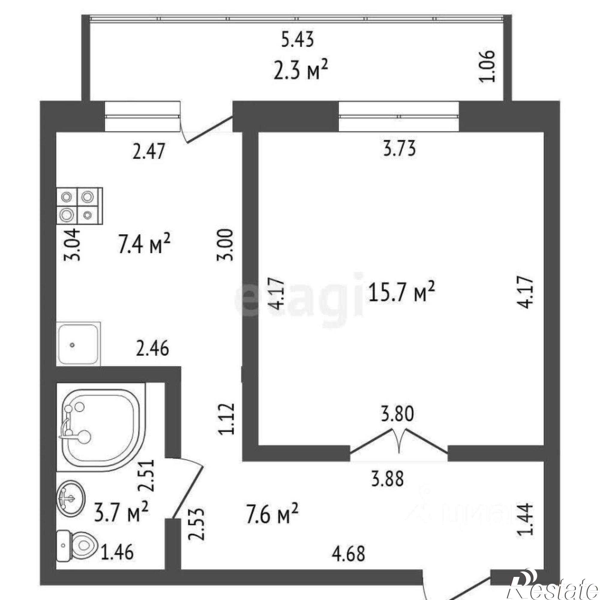 Купить квартиру за 3 150 000 рублей на Вокзальная улица, 39