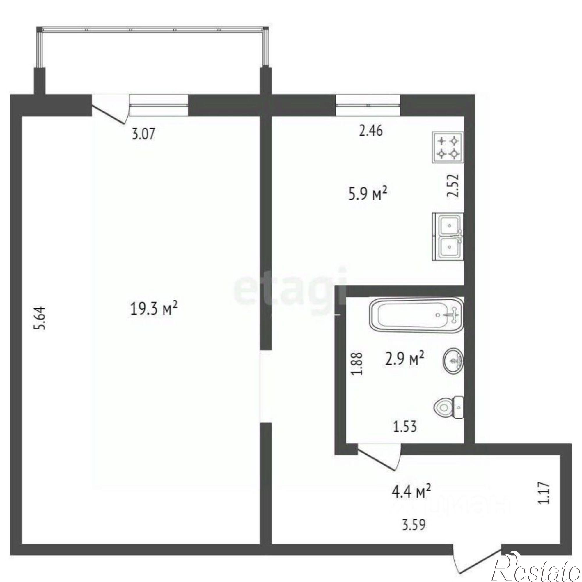 Купить квартиру за 1 800 000 рублей на проспект Ленина, 40А