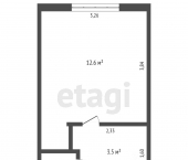 комната 17 кв м проспект Ленина, 30А