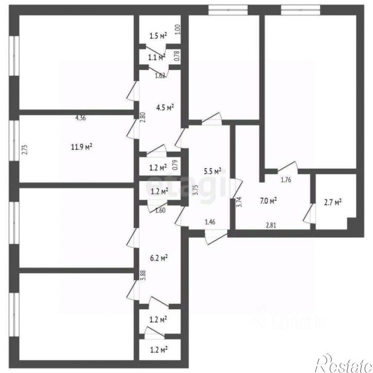 2-комн квартира улица Гоголя, 145А,  д. 145А