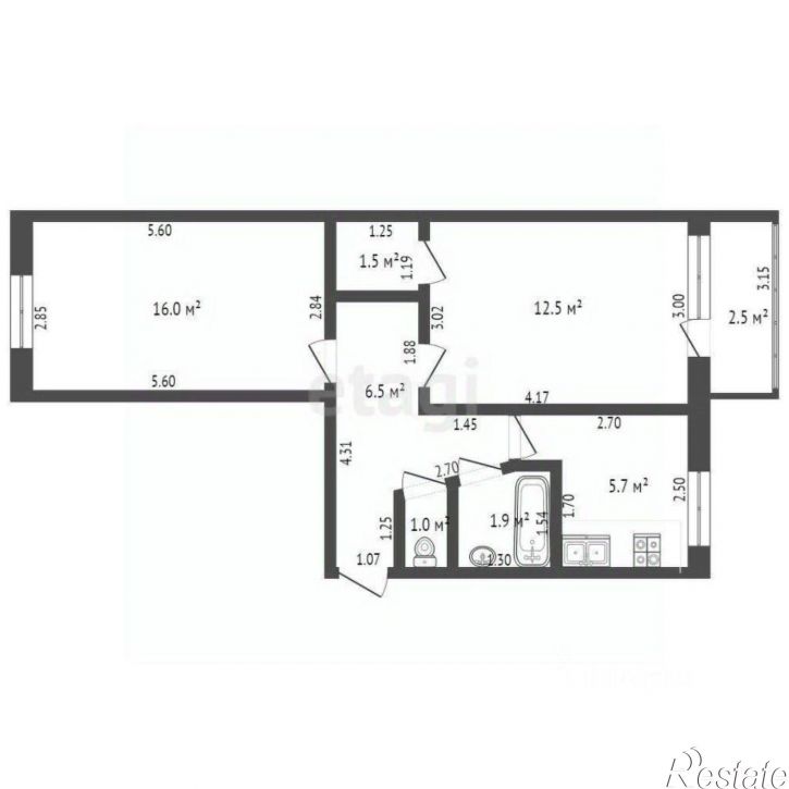 2-комн квартира Коммунистическая улица, 29,  д. 29