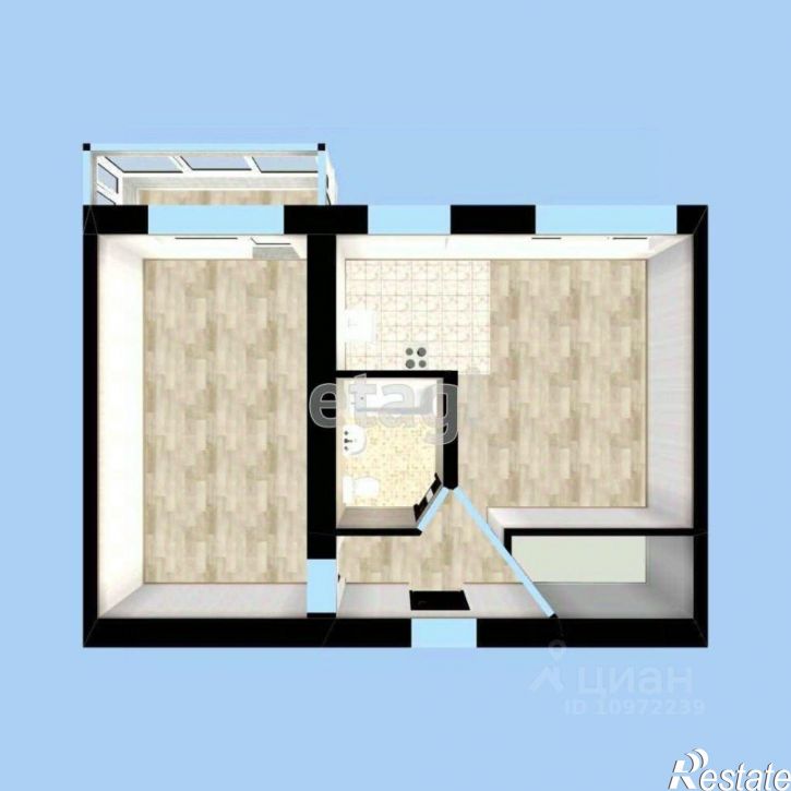 2-комн квартира