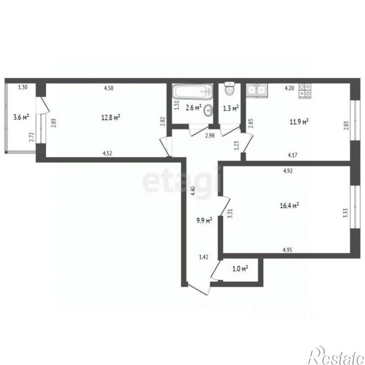 2-комн квартира улица Артёма, 29,  д. 29