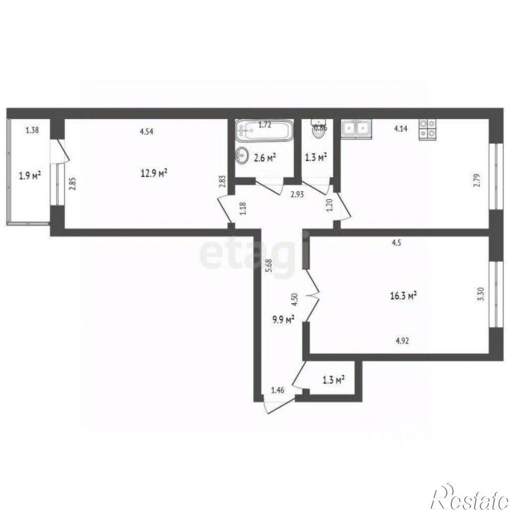 2-комн квартира Коммунистическая улица, 110,  д. 110