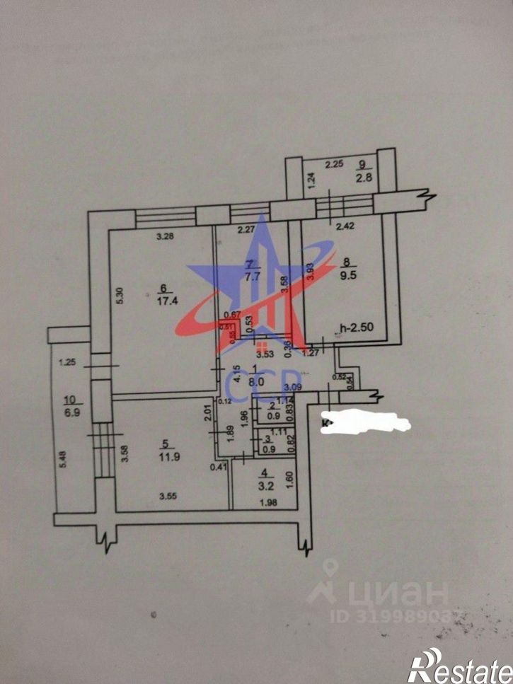3-комн квартира Вокзальная улица, 27А,  д. 27А