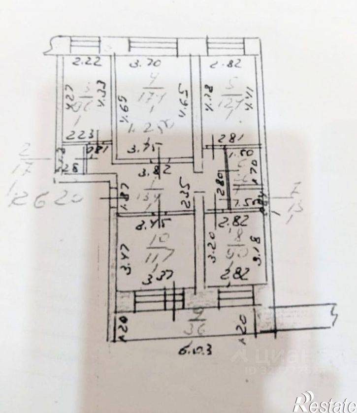 4-комн квартира ул Сазонова, 20,  д. 20