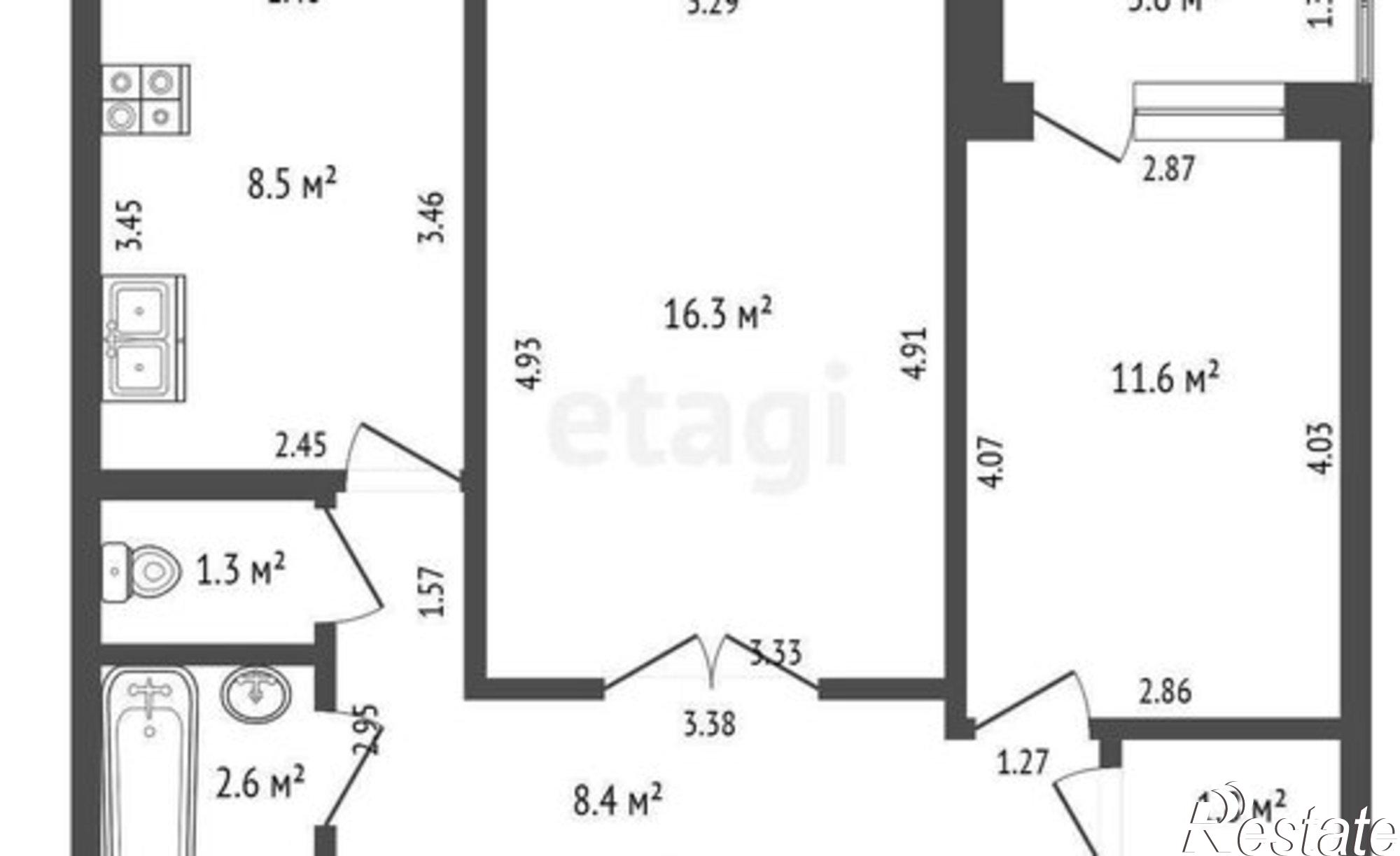 Купить квартиру за 4 590 000 рублей на ул Артема, 150