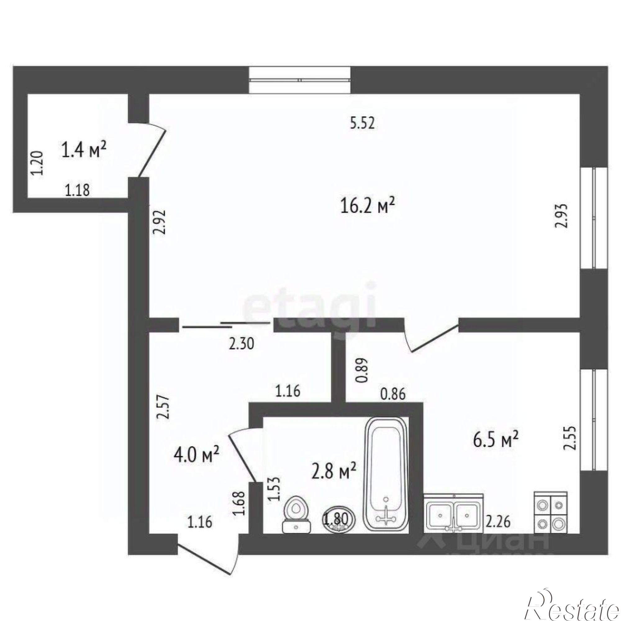 Купить квартиру за 2 600 000 рублей на Волочаевская улица, 18А