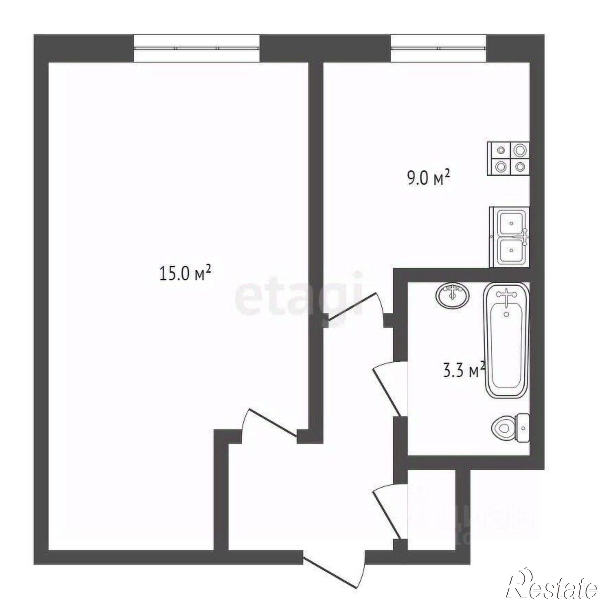 Купить квартиру за 2 600 000 рублей на улица Гоголя, 145А