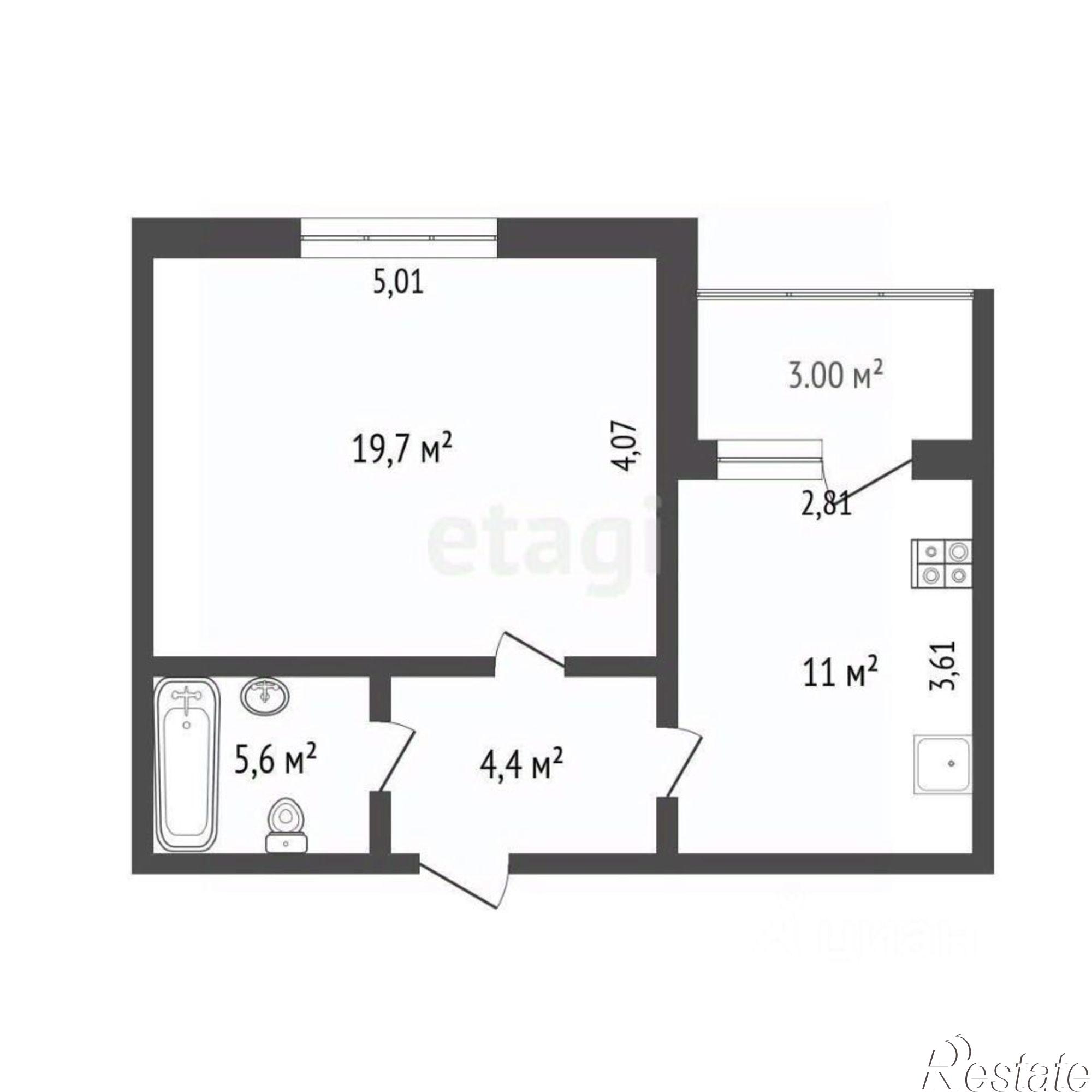 Купить квартиру за 3 850 000 рублей на Волочаевская улица, 22Г