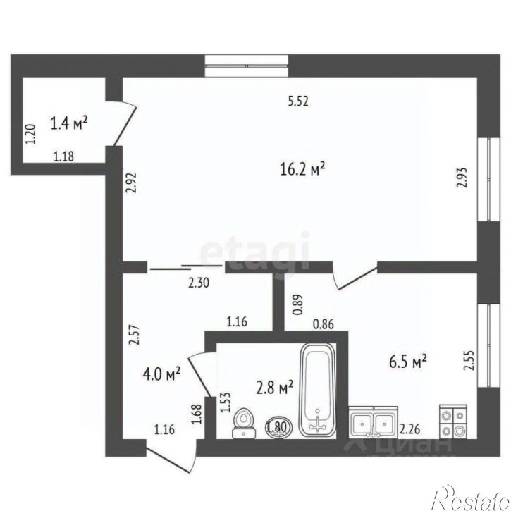 1-комн квартира Волочаевская улица, 18А,  д. 18А