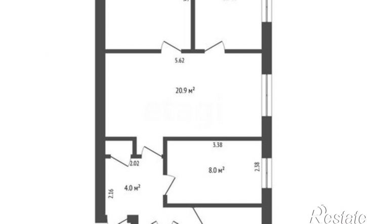 4-комн квартира ул Худайбердина, 153,  д. 153