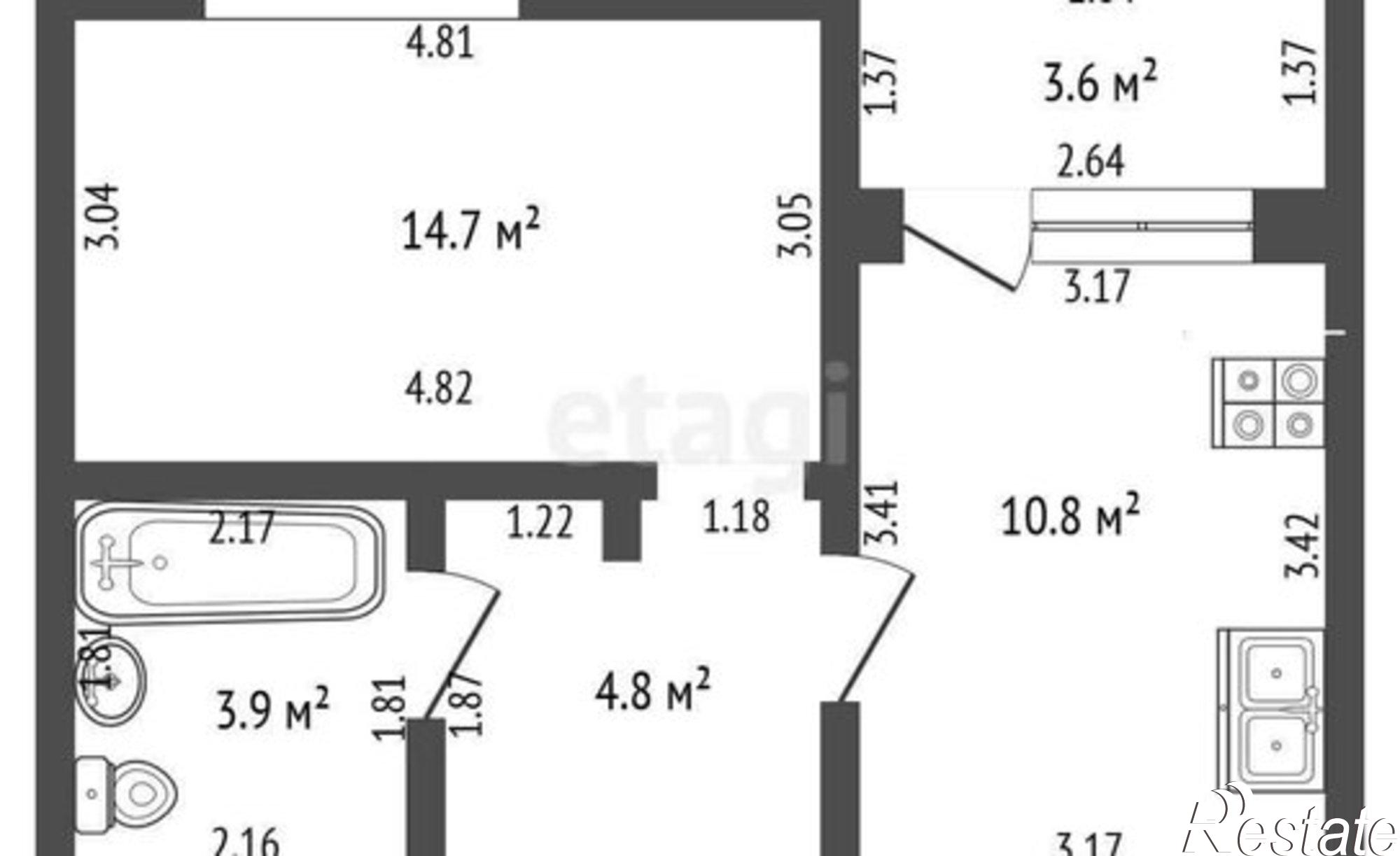 Купить квартиру за 4 000 000 рублей на Заводская улица, 16