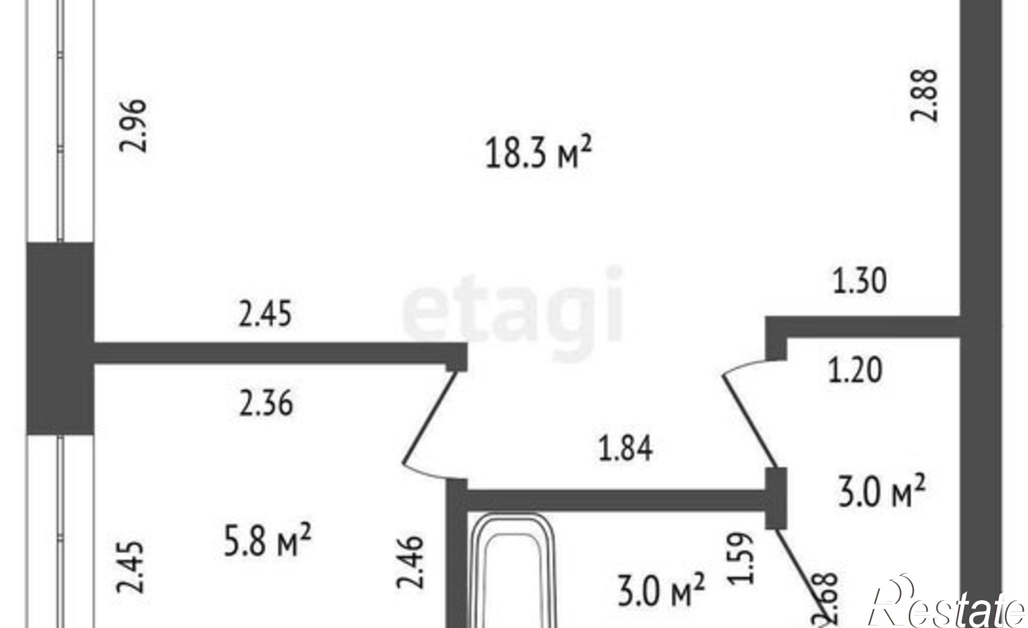 Купить квартиру за 2 260 000 рублей на ул Худайбердина, 174