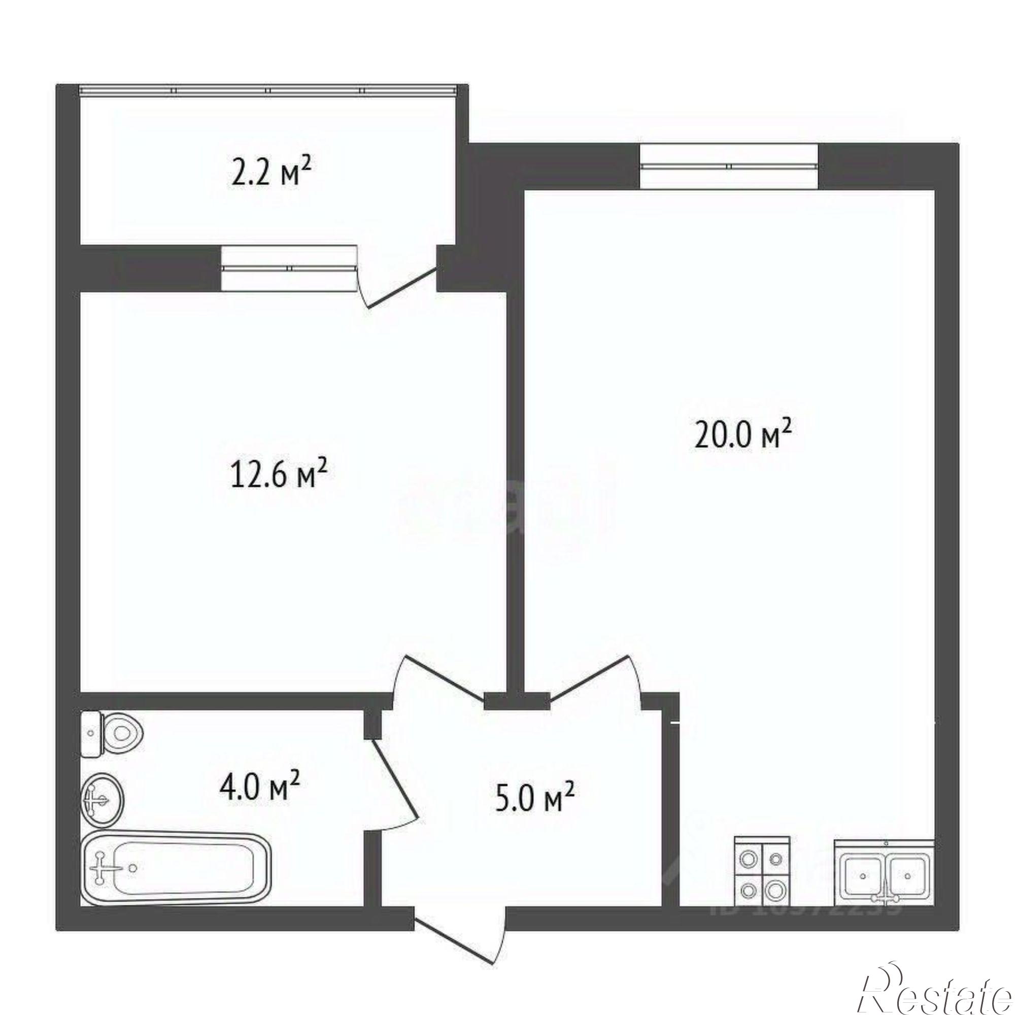 Купить квартиру за 5 050 000 рублей на Магистральная улица, 6