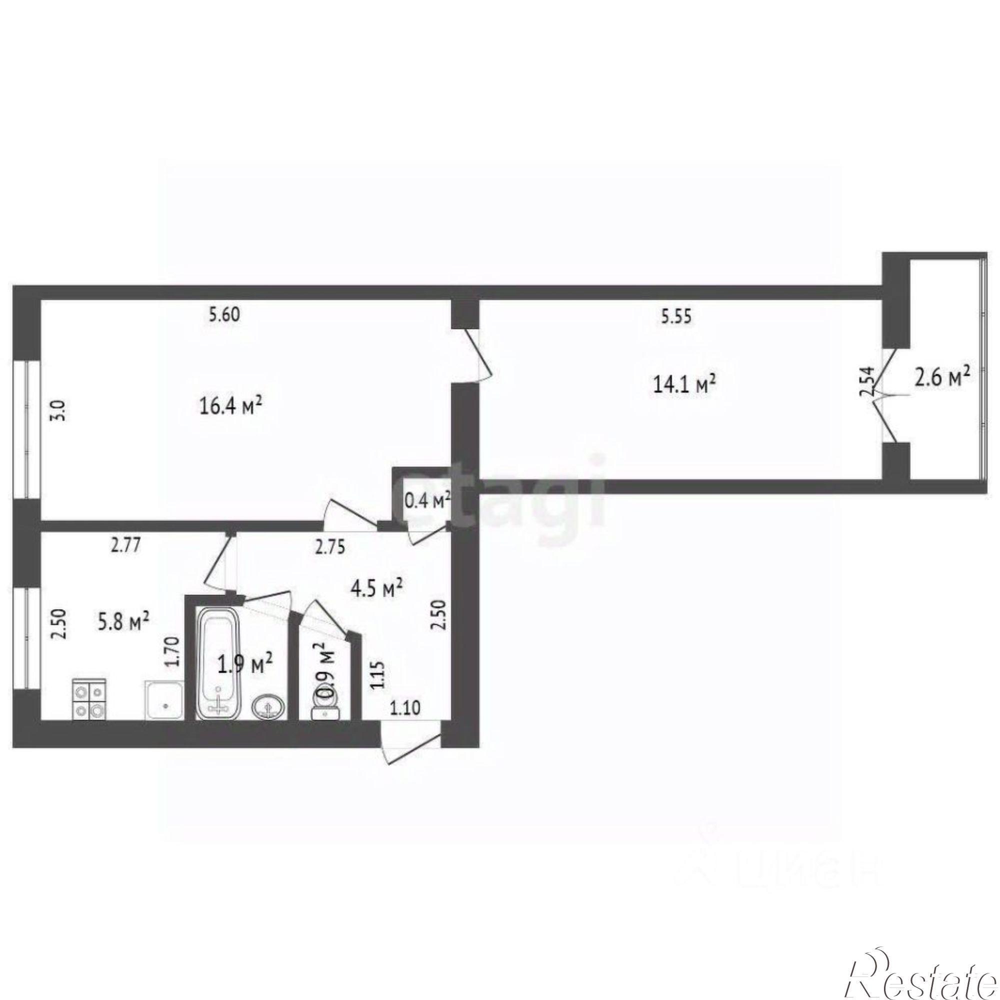 Купить квартиру за 3 100 000 рублей на ул Худайбердина, 62