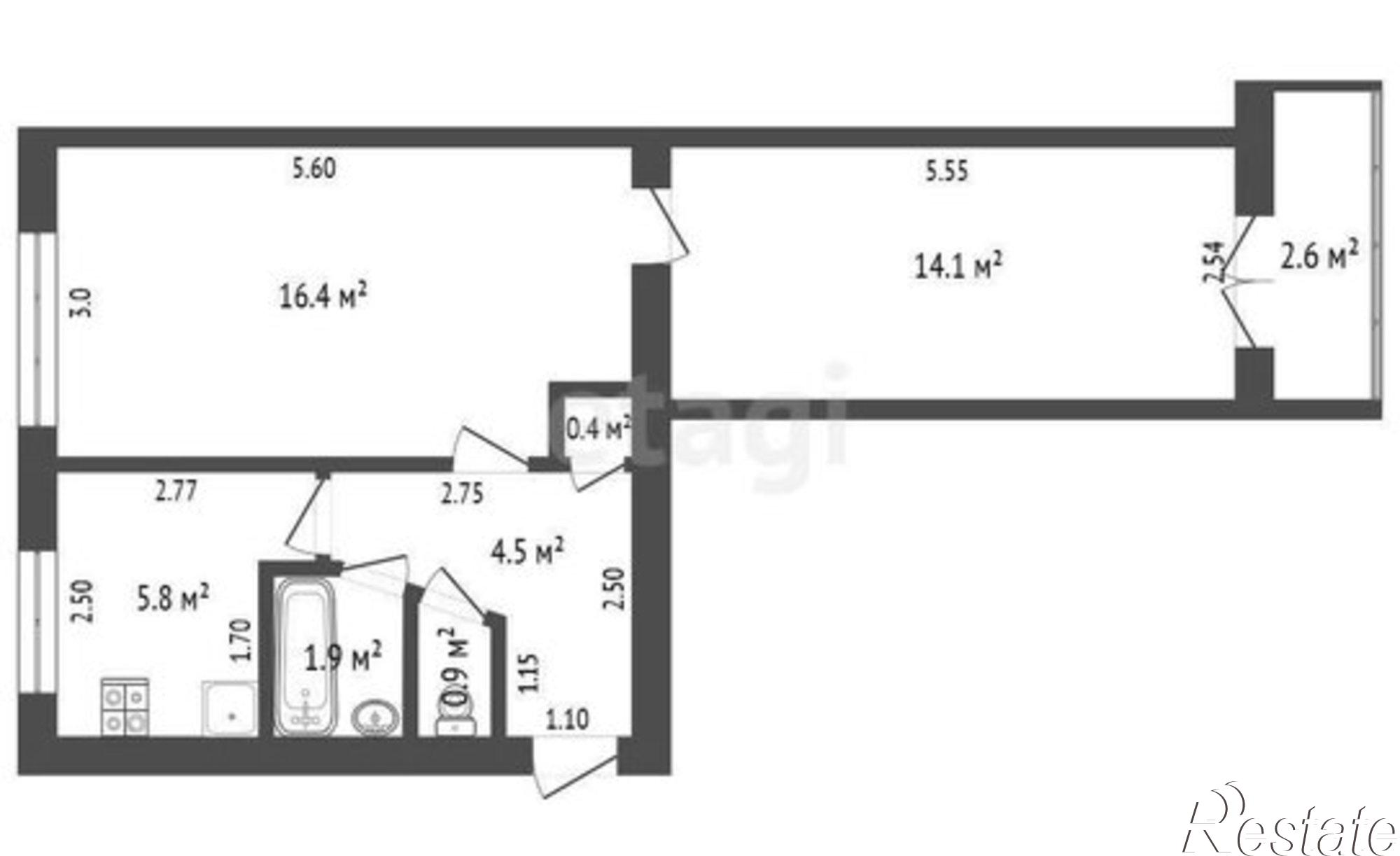 Купить квартиру за 3 100 000 рублей на ул Худайбердина, 62
