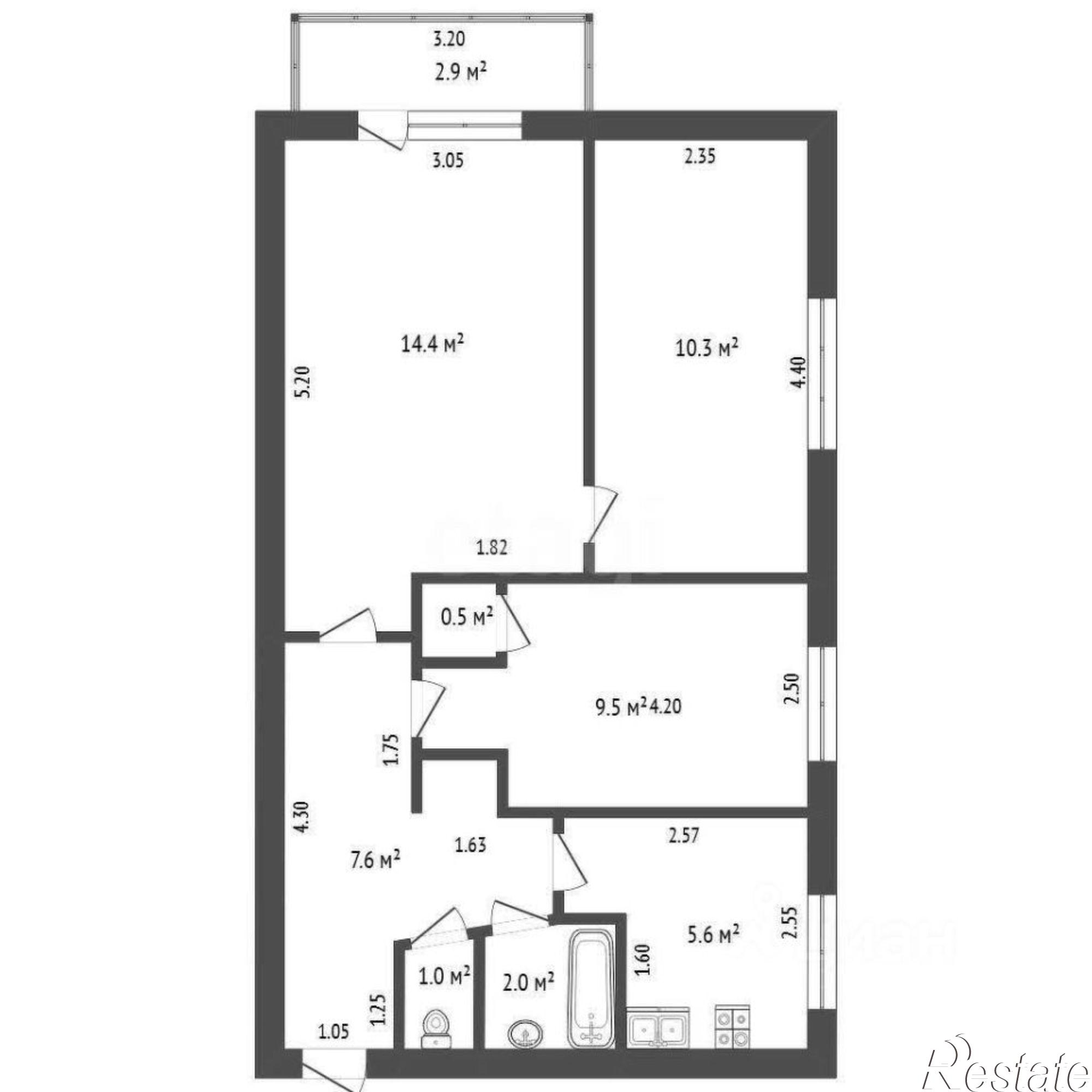 Купить квартиру за 4 900 000 рублей на улица Ибрагимова, 18