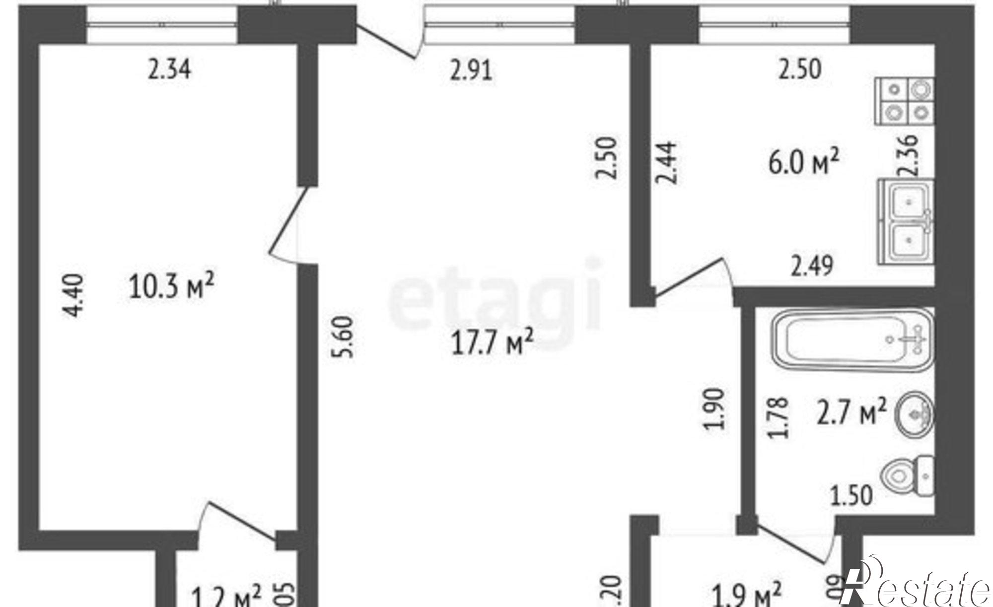Купить квартиру за 2 900 000 рублей на улица Тукаева, 5