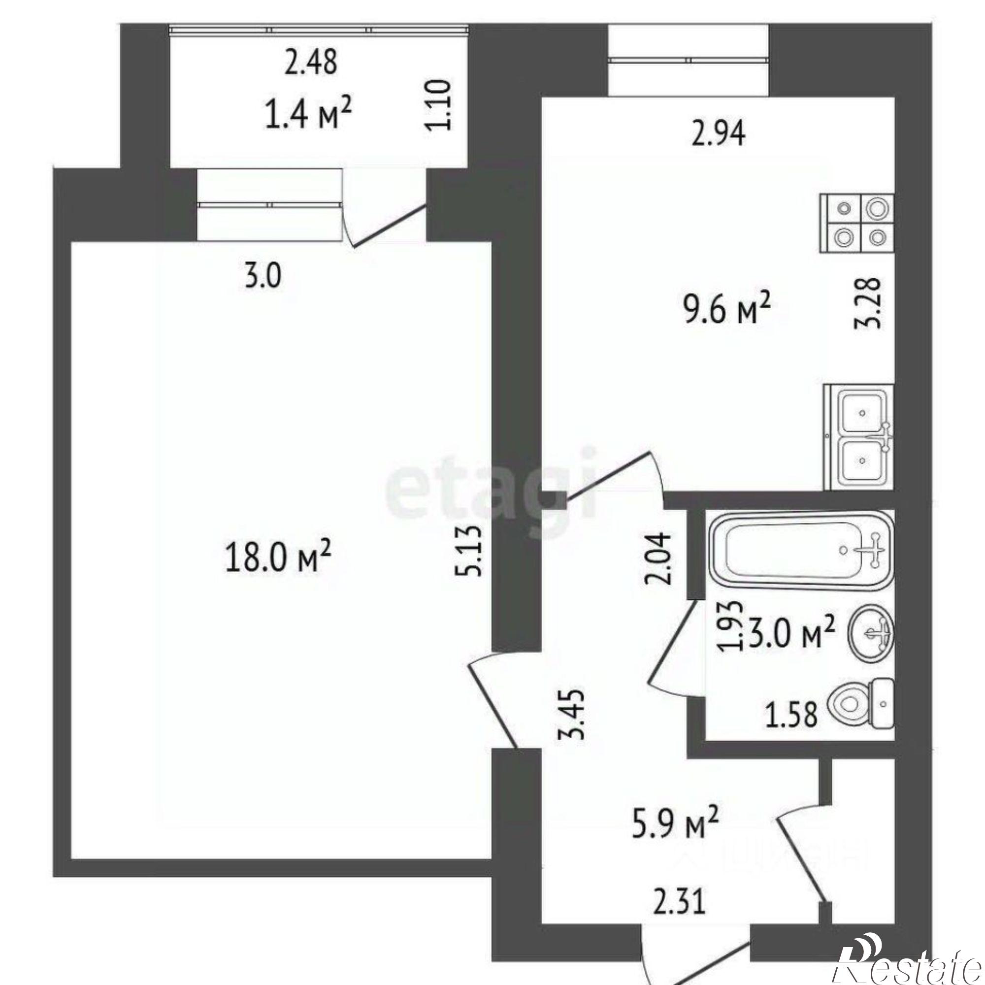 Купить квартиру за 2 800 000 рублей на Коммунистическая улица, 75
