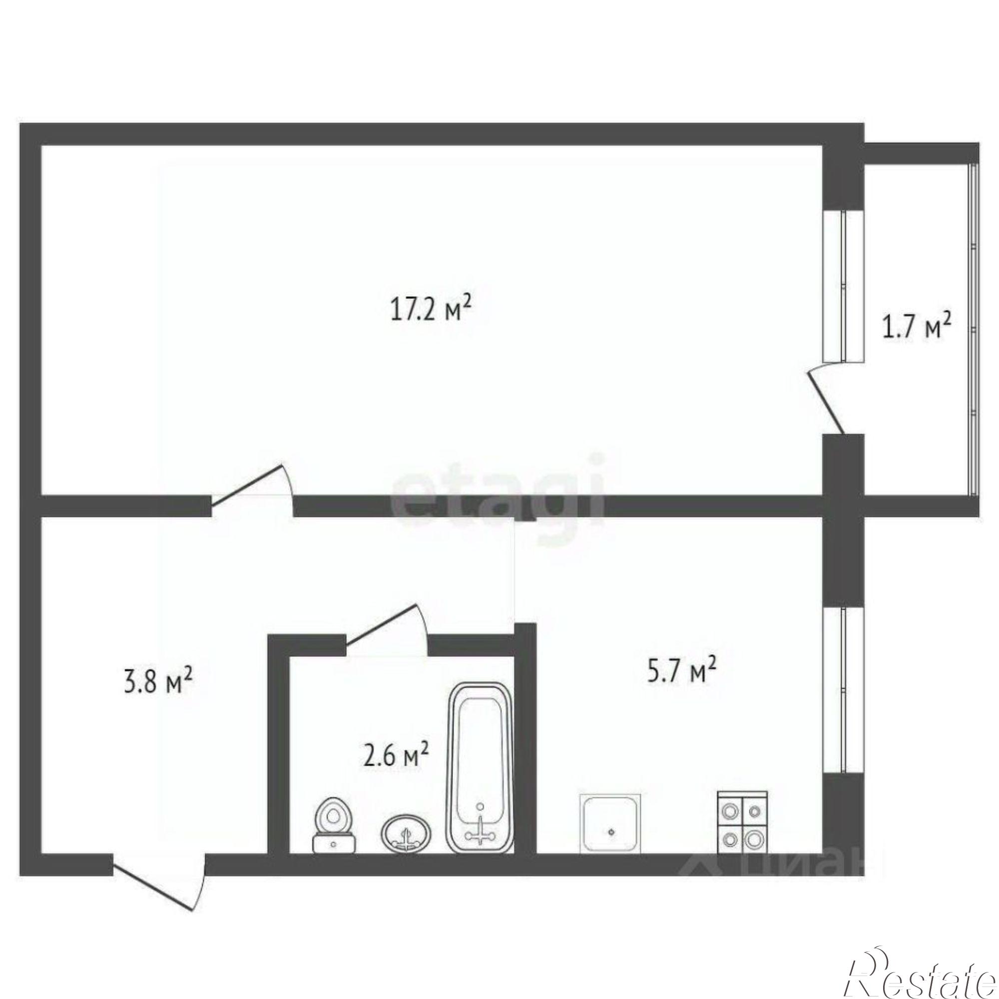 Купить квартиру за 2 600 000 рублей на проспект Октября, 67