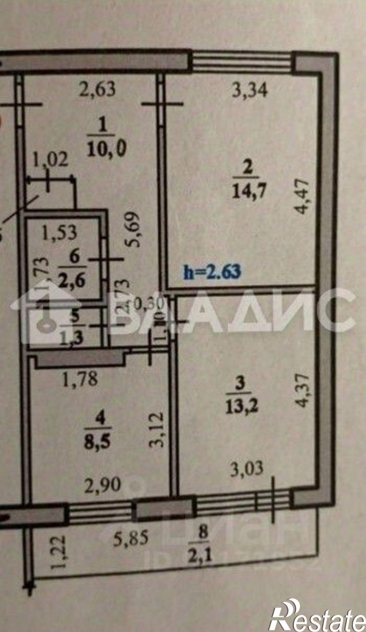 2-комн квартира улица Имая Насыри, 2,  д. 2