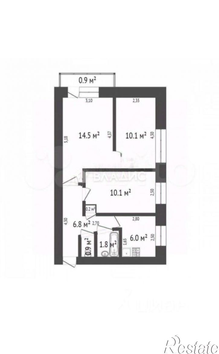 3-комн квартира ул Щербакова, 3,  д. 3