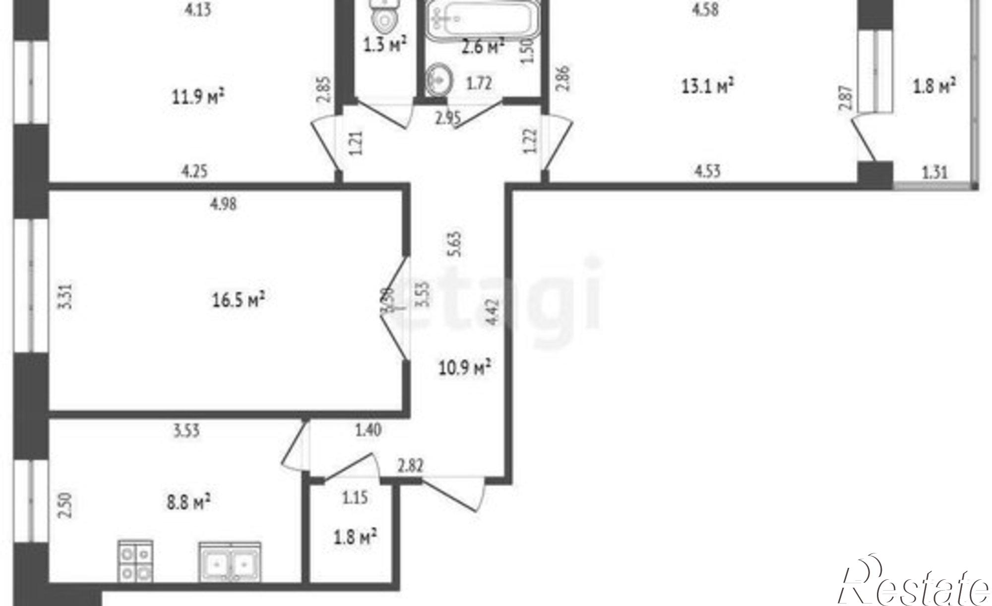 Купить квартиру за 5 000 000 рублей на улица Артёма, 142