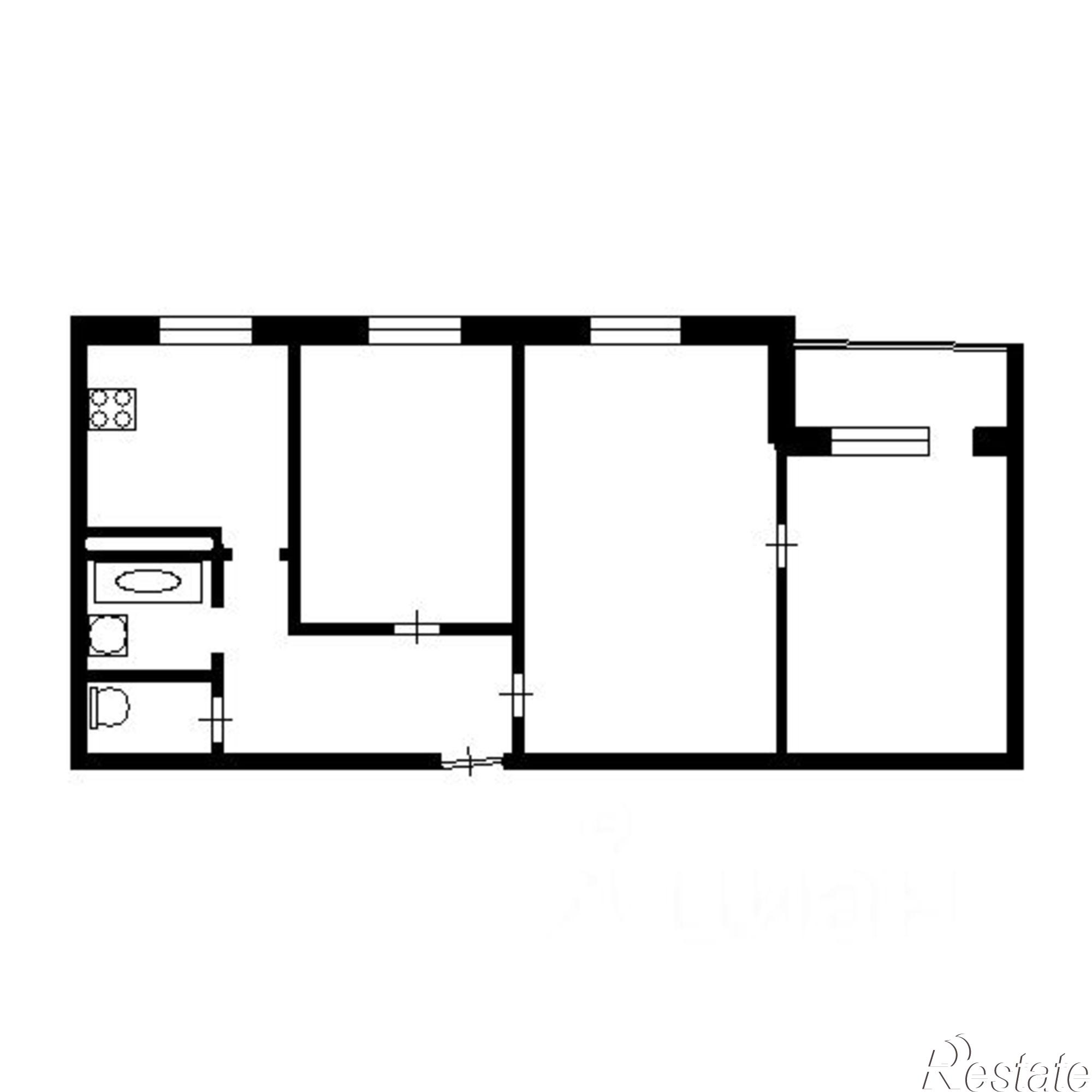 Купить квартиру за 3 950 000 рублей на Вокзальная улица, 28