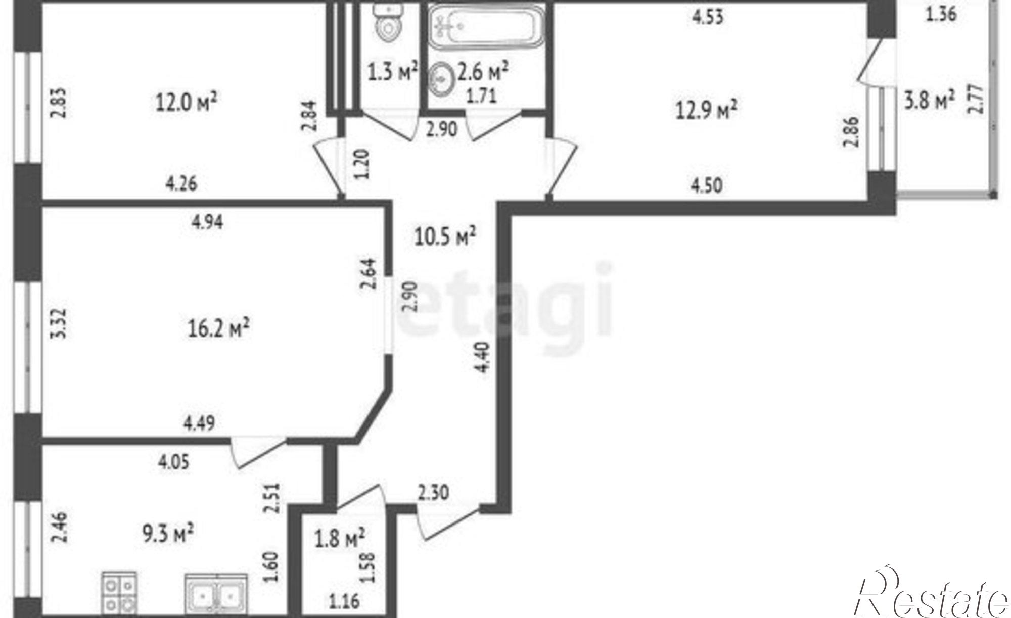 Купить квартиру за 6 000 000 рублей на улица Артёма, 137