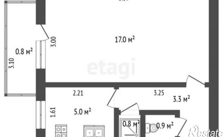 1-комн квартира пр-кт Ленина, 24б,  д. 24б