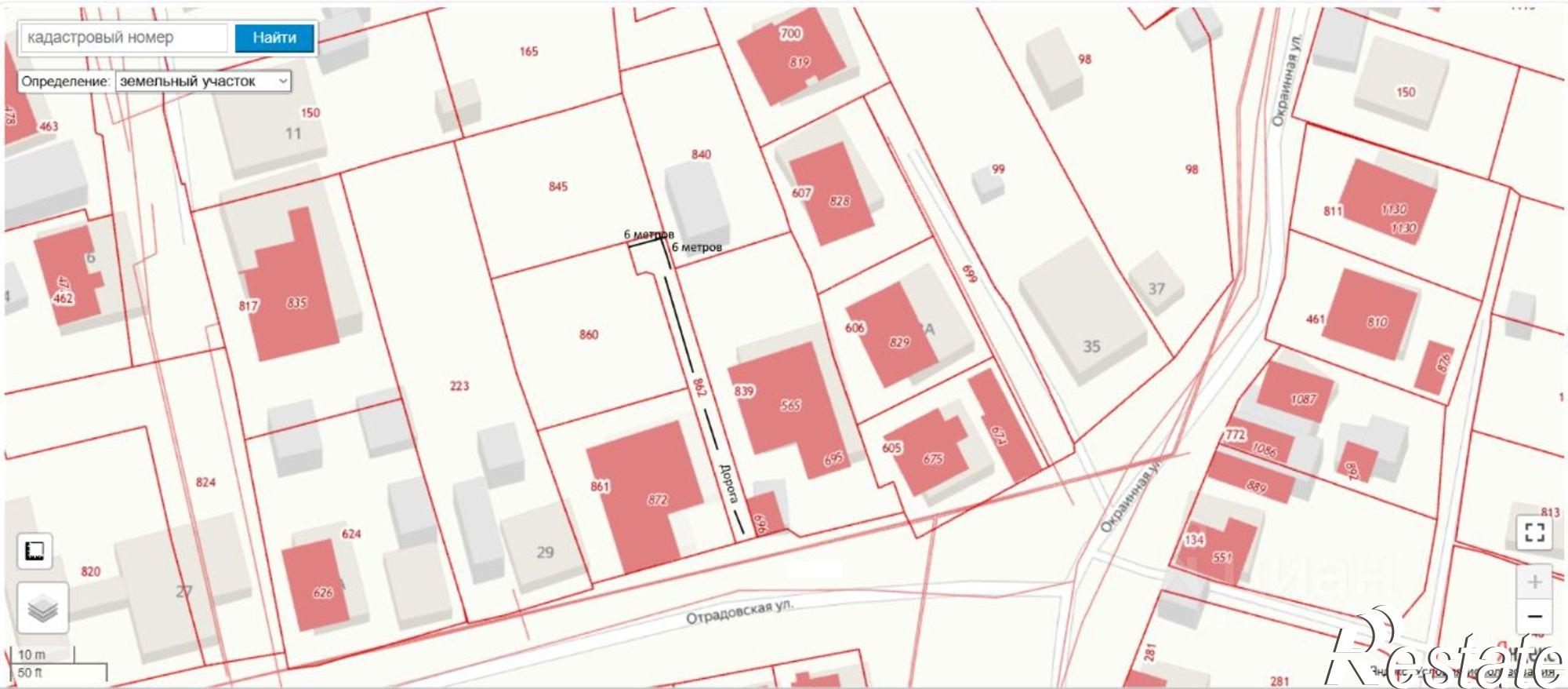 Купить землю, земельный участок за 3 000 000 рублей на ул Отрадовская, 31