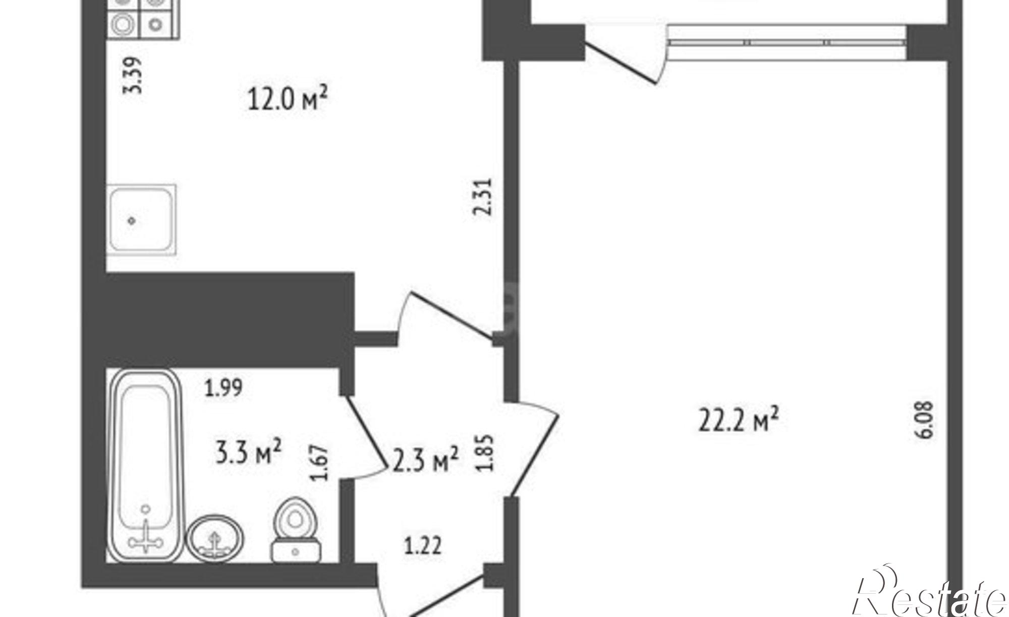 Купить квартиру за 3 870 000 рублей на улица Артёма, 68