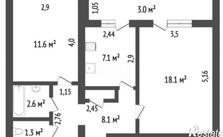 2-комн квартира улица Шафиева, 47,  д. 47