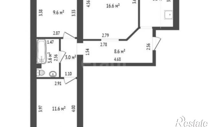 2-комн квартира ул Худайбердина, 48,  д. 48