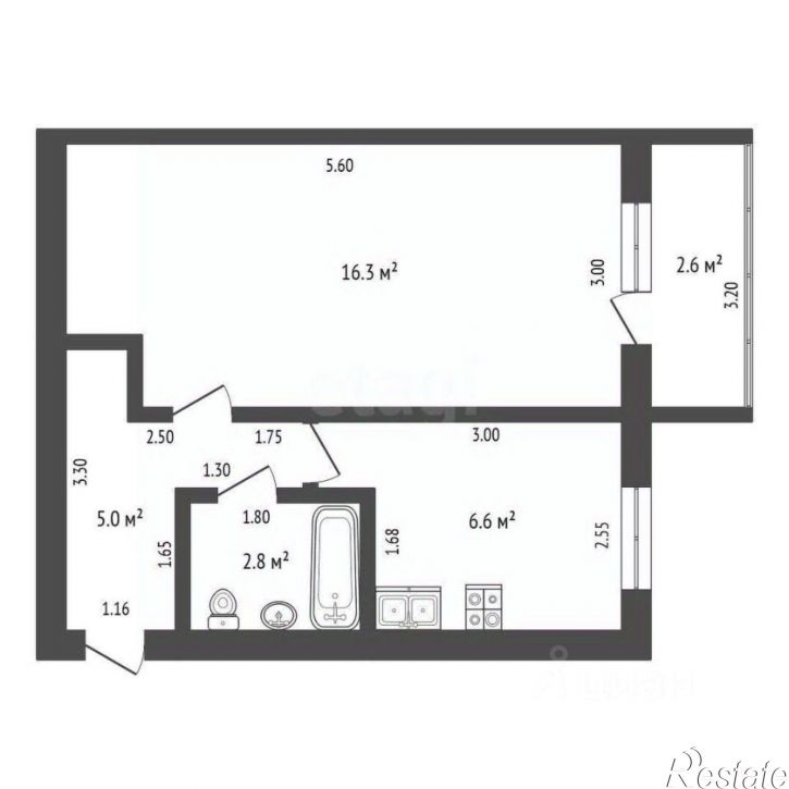 1-комн квартира ул Коммунистическая, 14,  д. 14