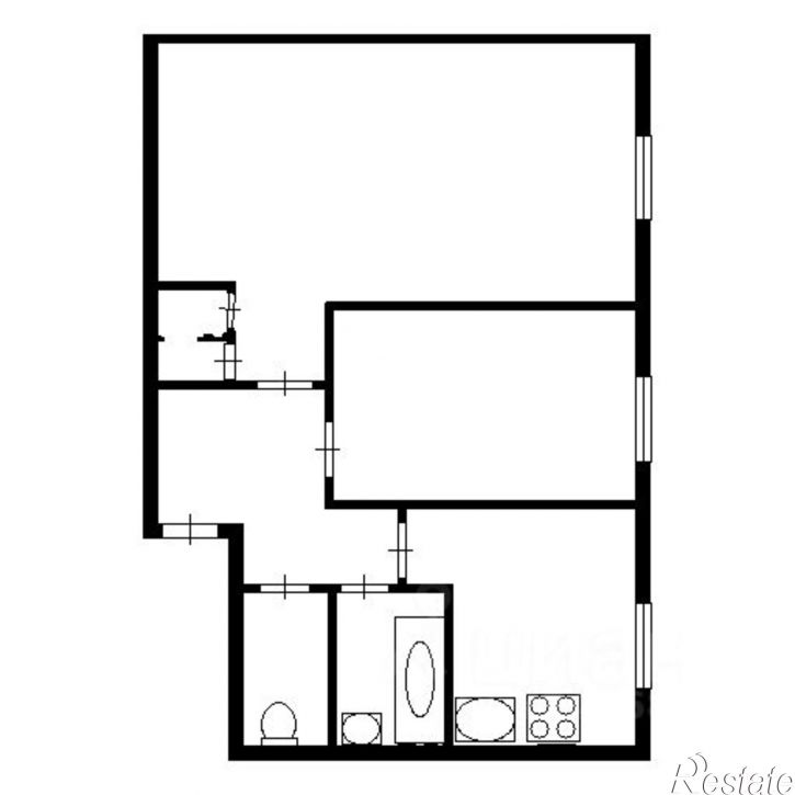 2-комн квартира улица Дружбы, 15,  д. 15