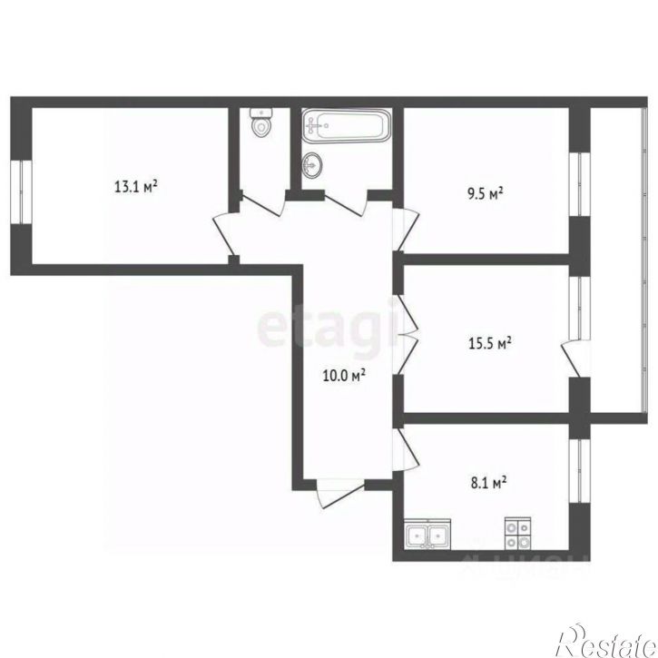 3-комн квартира ул Артема, 23,  д. 23