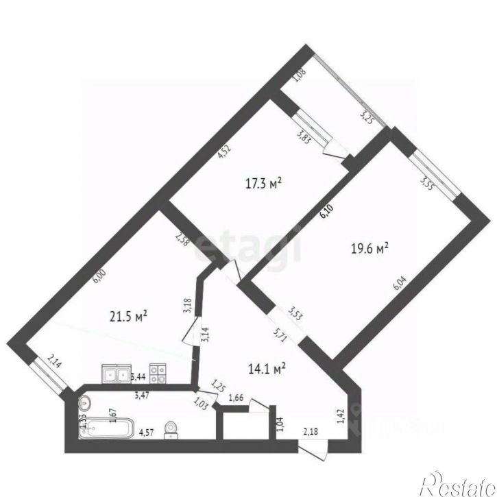 2-комн квартира ул Артема, 102,  д. 102