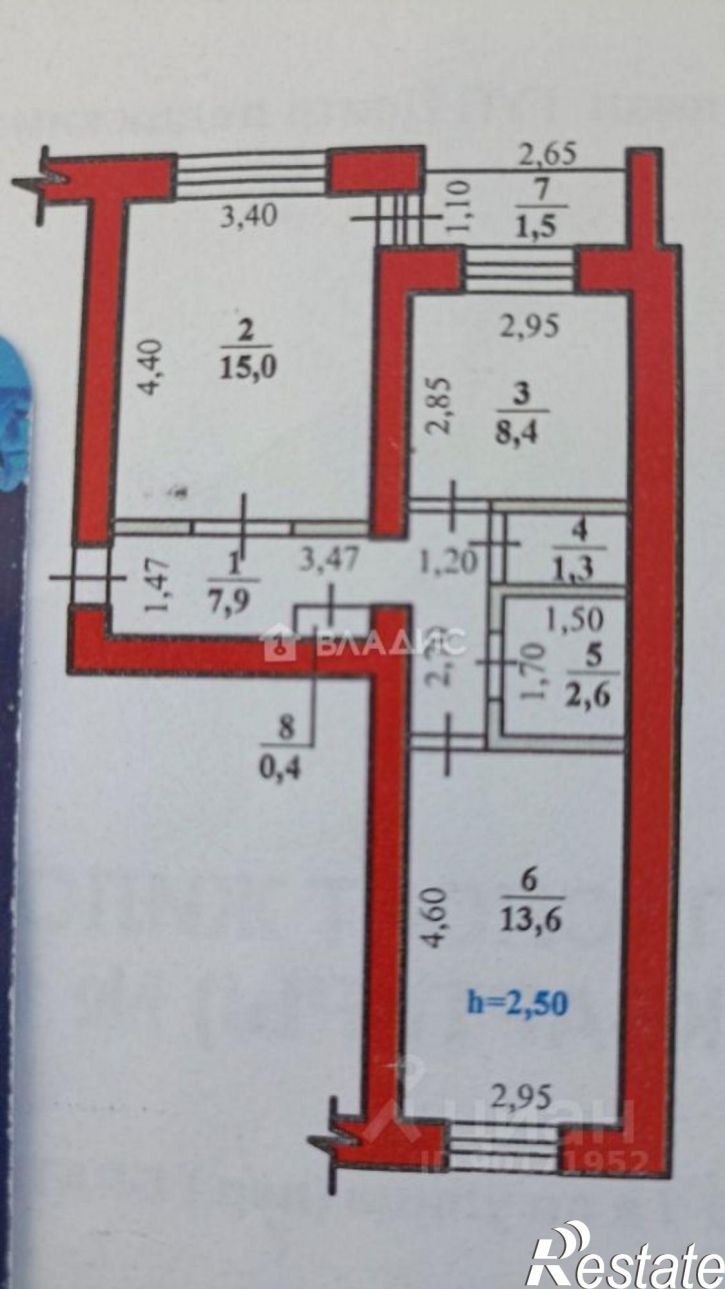 2-комн квартира ул Братская, 9а,  д. 9а