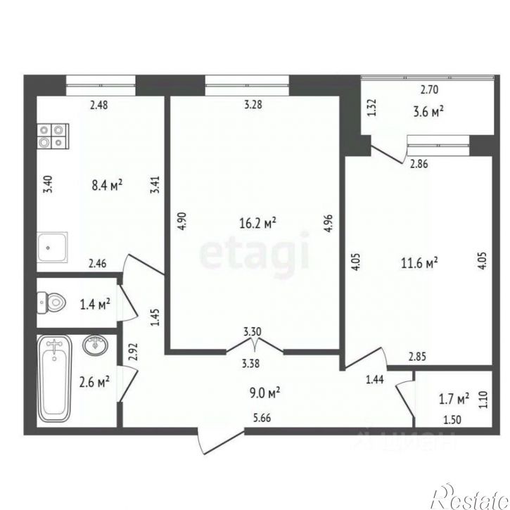 2-комн квартира ул Артема, 123,  д. 123