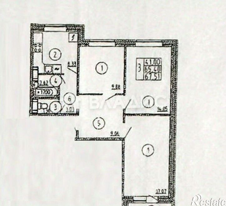 3-комн квартира Крымская улица, 26,  д. 26