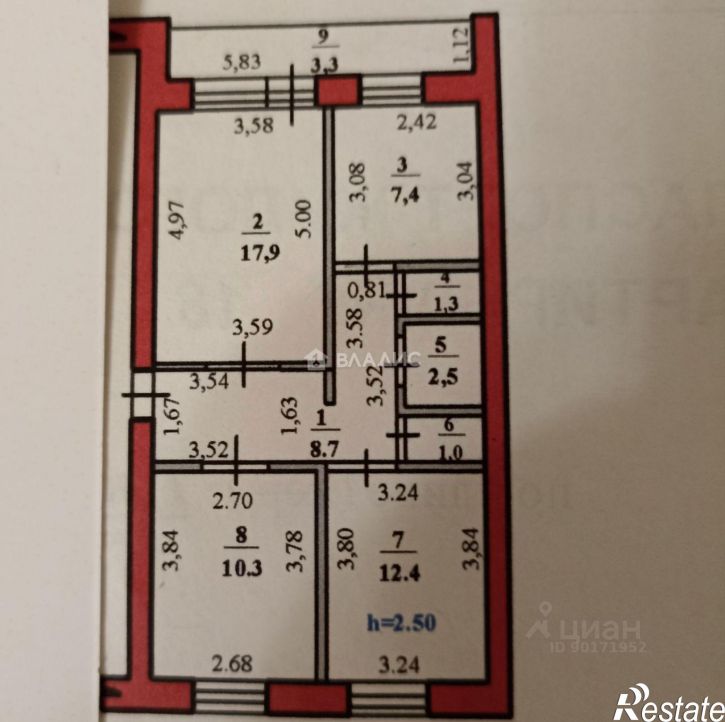3-комн квартира ул Тукаева, 5в,  д. 5в