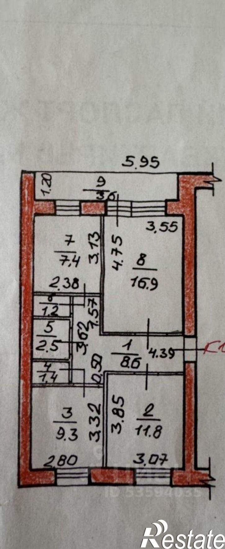 3-комн квартира ул Гоголя, 129,  д. 129